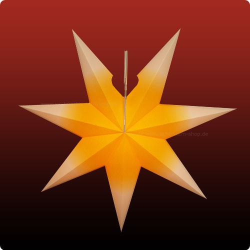 Erzgebirgischer Fensterstern No. 14 ø 43 cm gelb-weiß