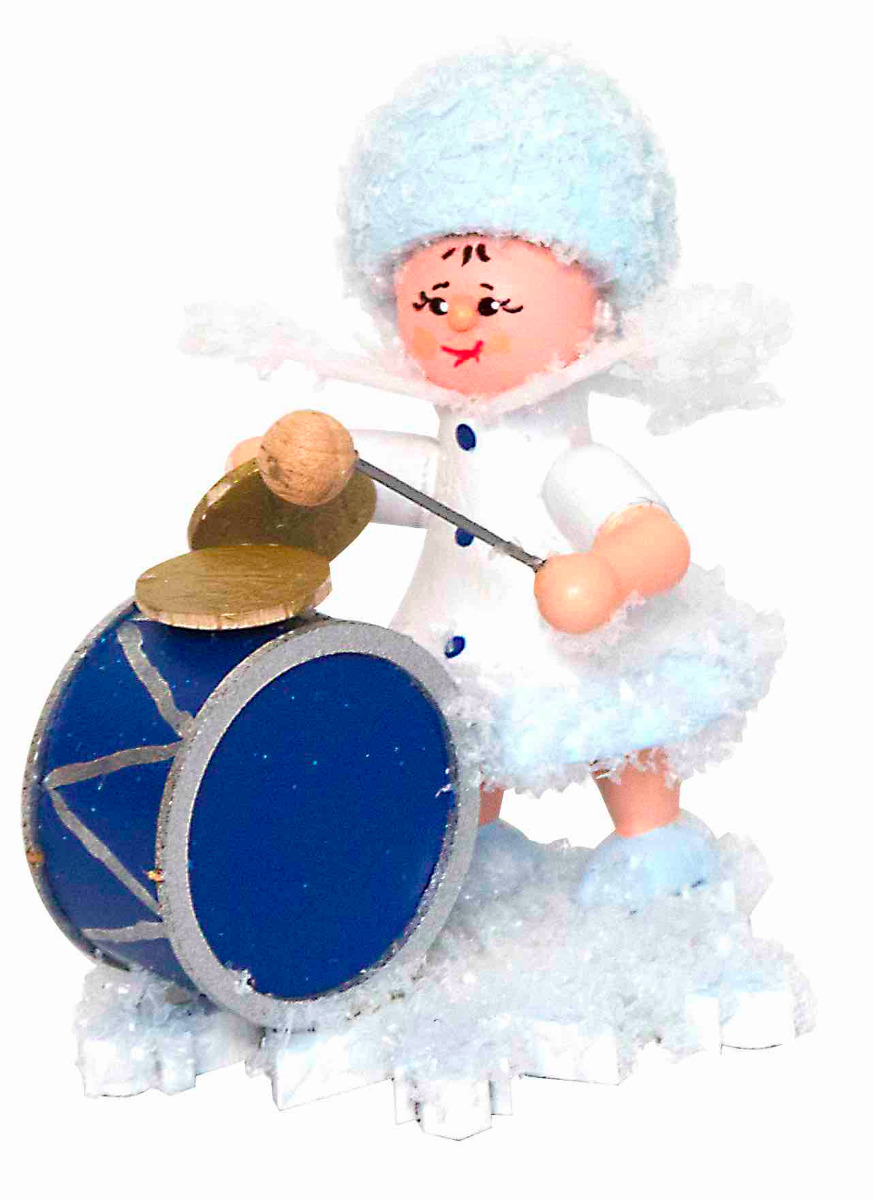 Schneeflöckchen mit Basstrommel