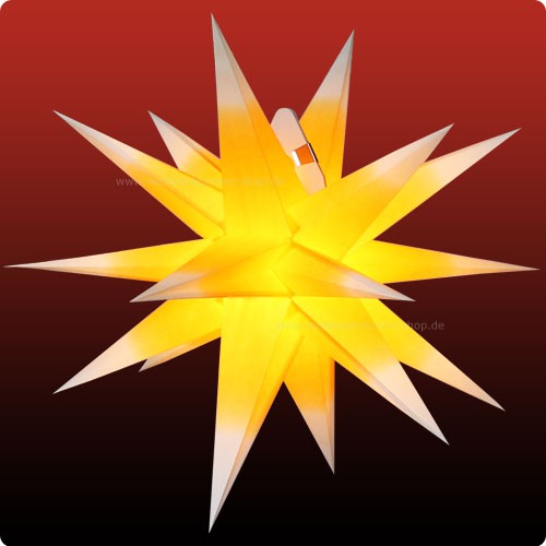 Annaberger Faltstern No. 7 ø 70 cm gelb-weiß