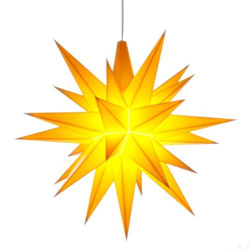 Original Herrnhuter Stern für innen ø ca. 13 cm gelb (A1e)