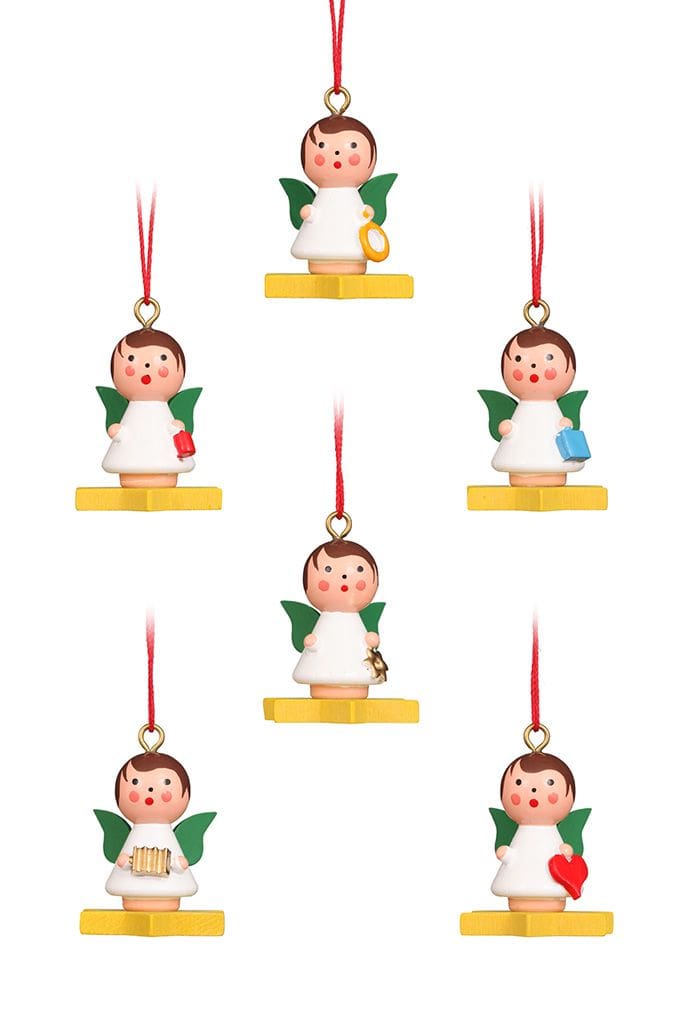 Baumbehang Miniengel auf Stern - 1 Stück