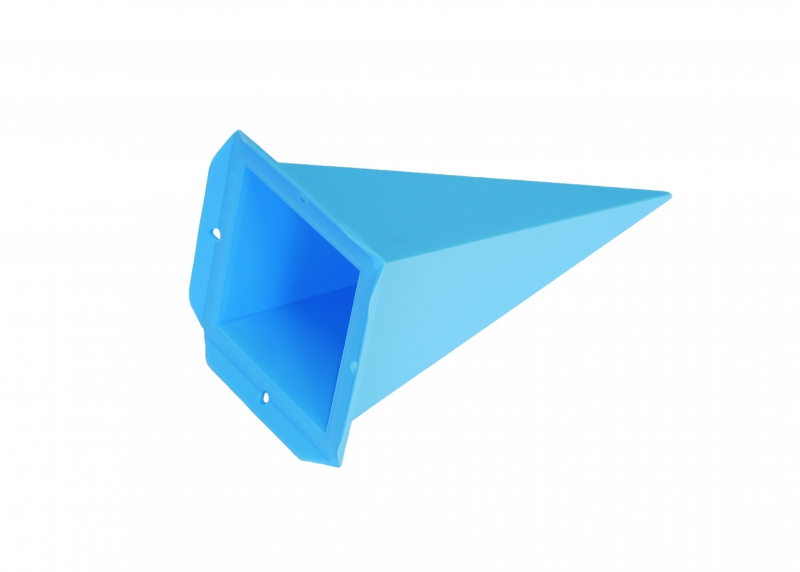 Ersatz-Zacke viereckig für Herrnhuter Sterne aus Kunststoff 40 cm (A4) blau