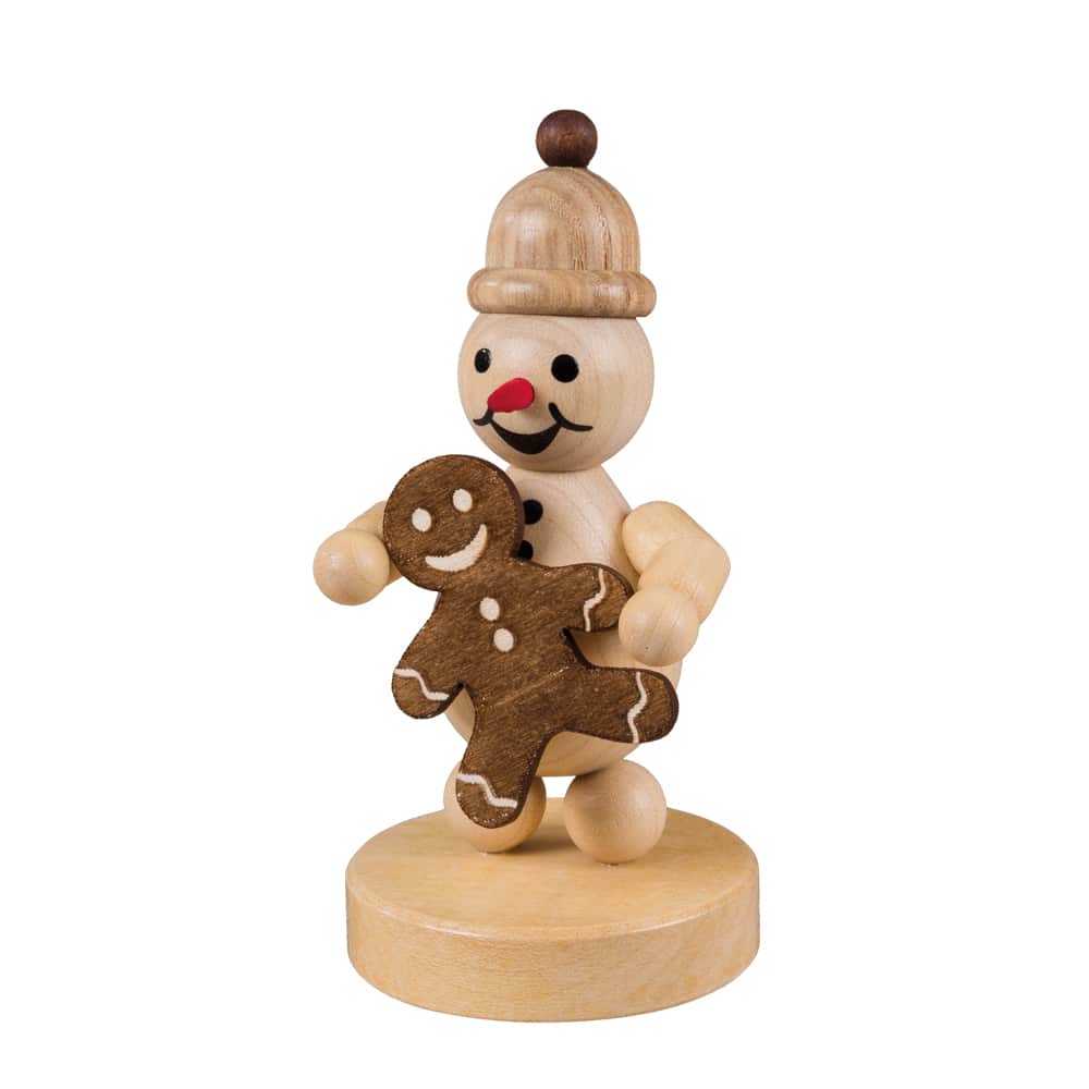 Schneemann Junior mit Pfefferkuchenmann
