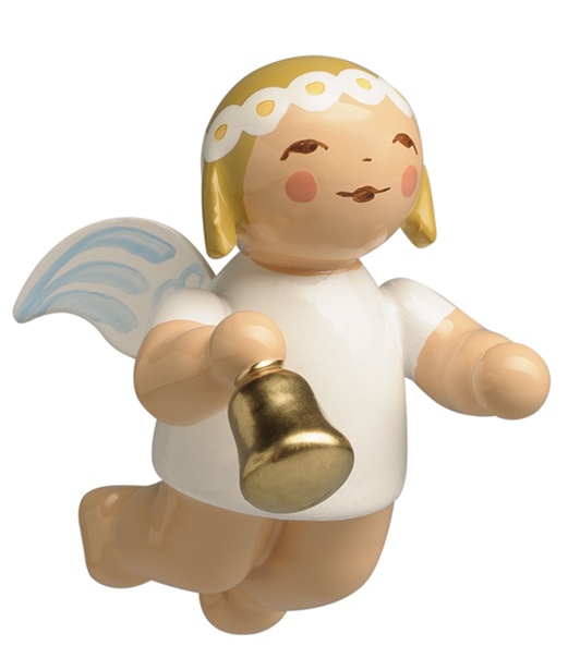 Schwebeengel klein mit Glocke