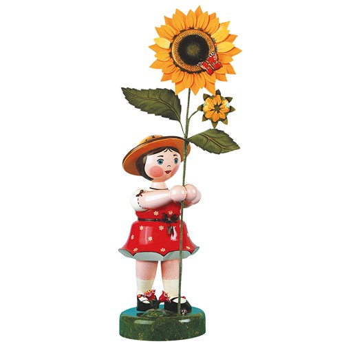 Hubrig - Blumenmädchen mit Sonnenblume 53 cm