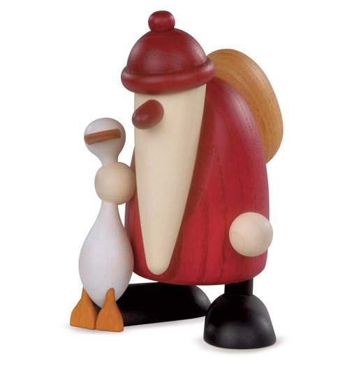 Weihnachtsmann mit Gans Auguste