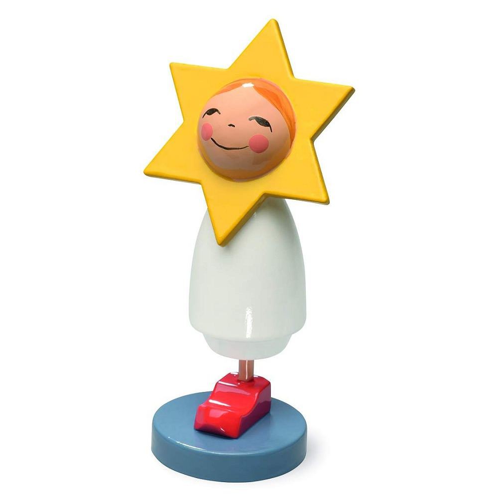 Mondfamilie Sternenkind auf einem Bein