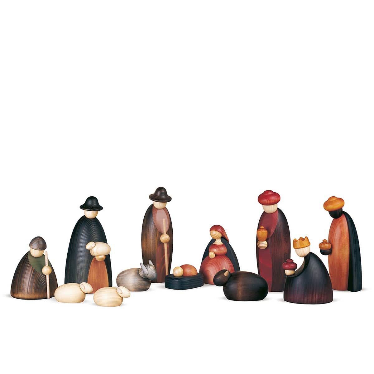 Krippenfiguren 12-teilig, groß