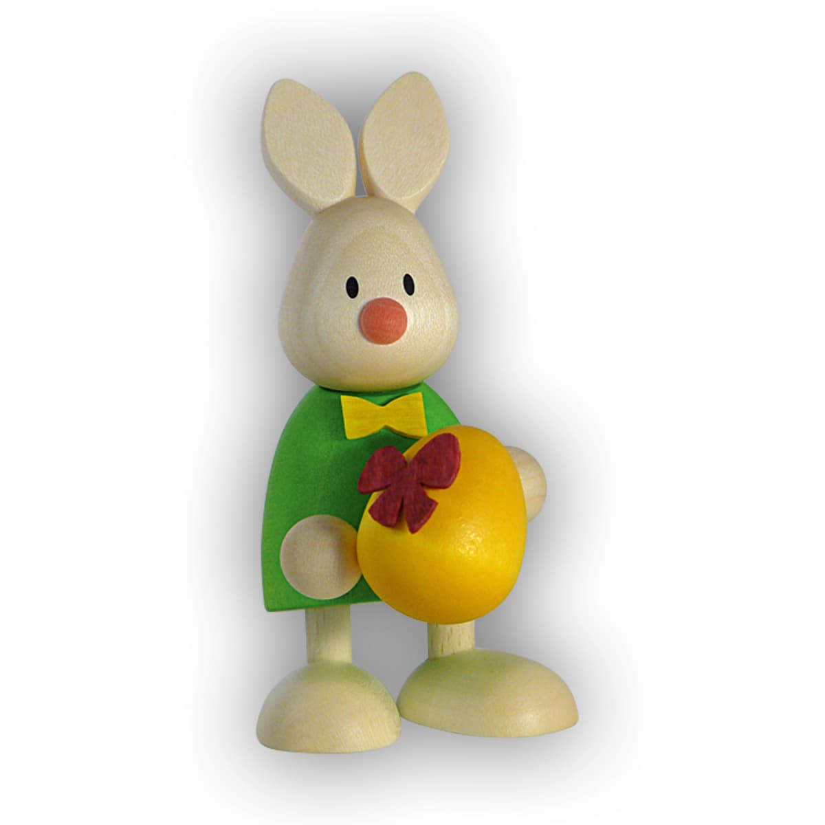 Kaninchen Max mit großem Ei