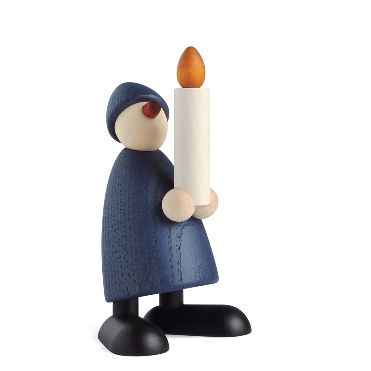 Olli mit Kerze blau