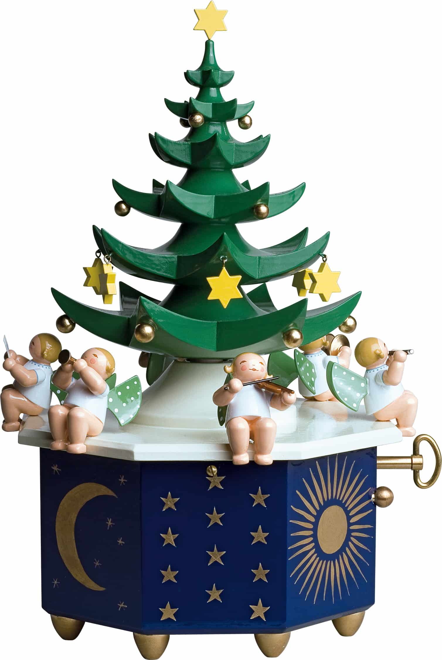 Spieldose „Tannenbaum“, mit 36-stimmigem Musikwerk - Letztmalig 2024