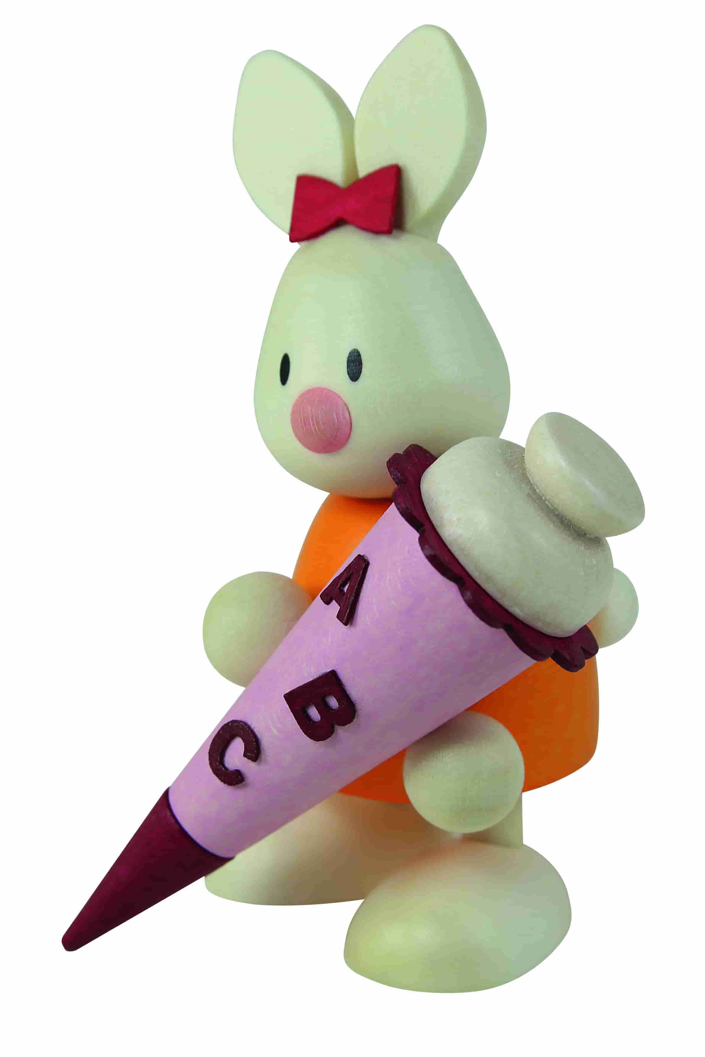 Kaninchen Emma mit Zuckertüte