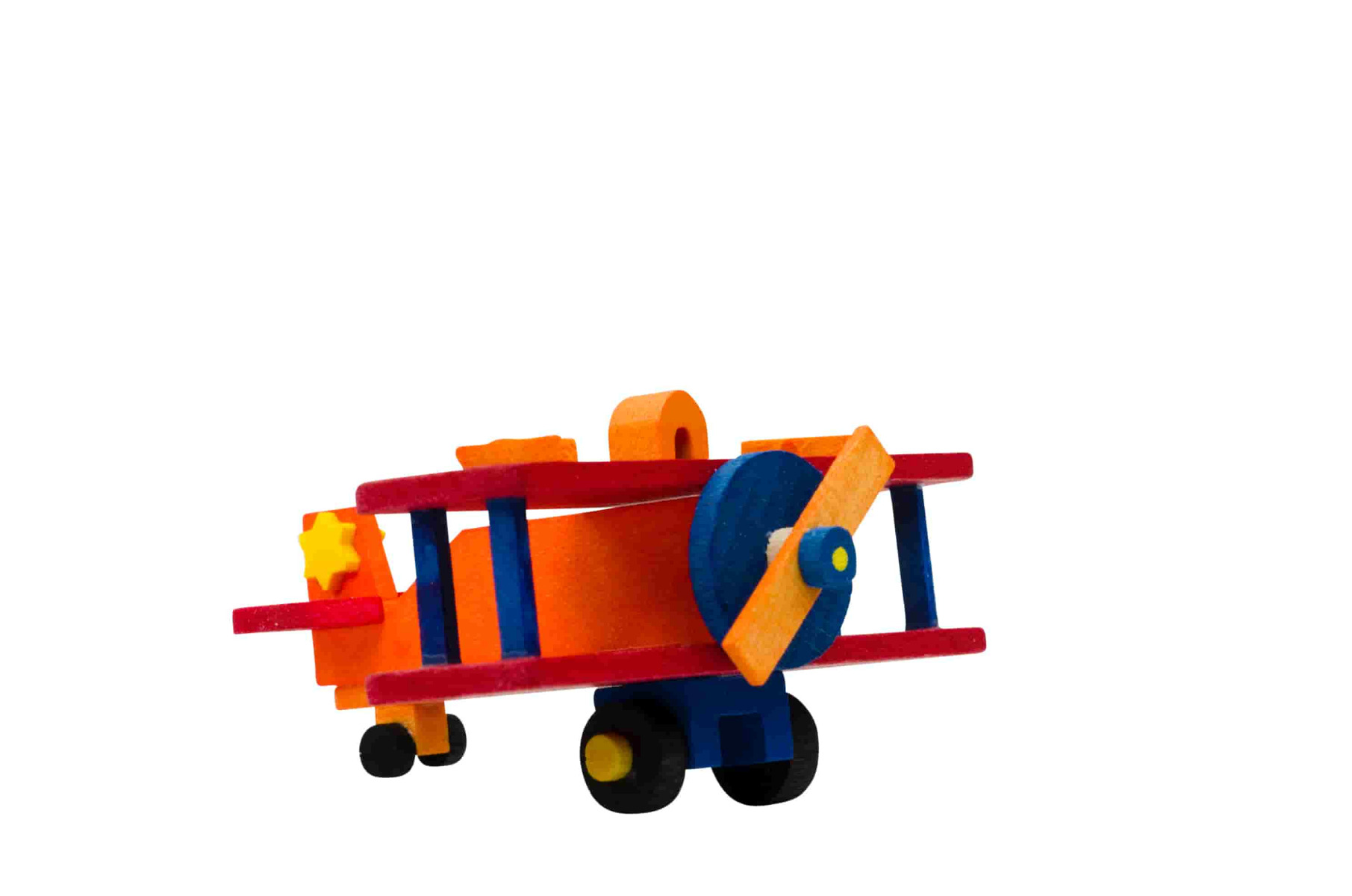 Flugzeug rot als Baumschmuck