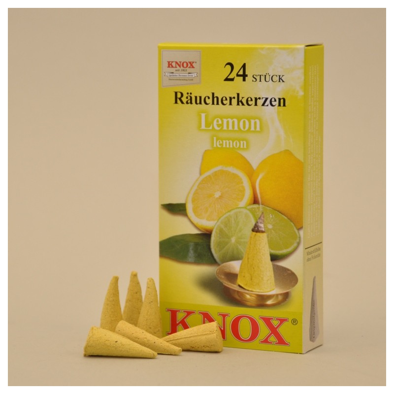 KNOX Räucherkerzen Lemon 24 St. / Pkg.