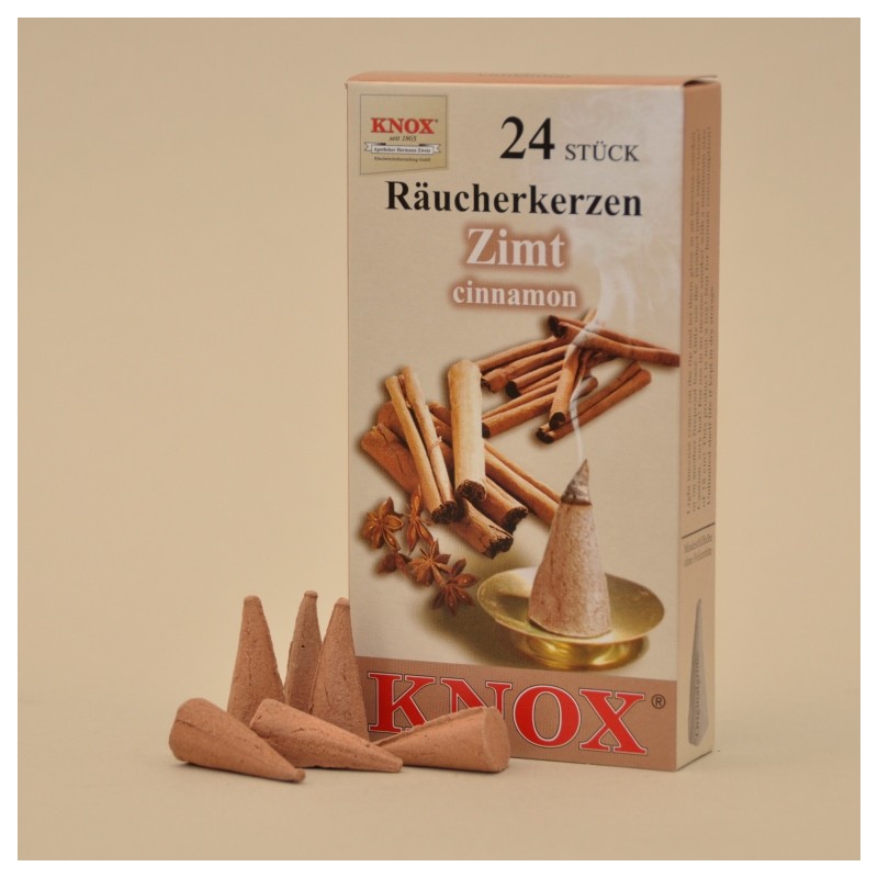 KNOX Räucherkerzen Zimt 24 St. / Pkg.