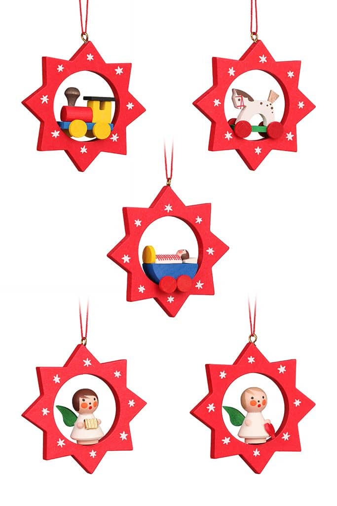 Baumbehang Sternsortiment - 5 Stück