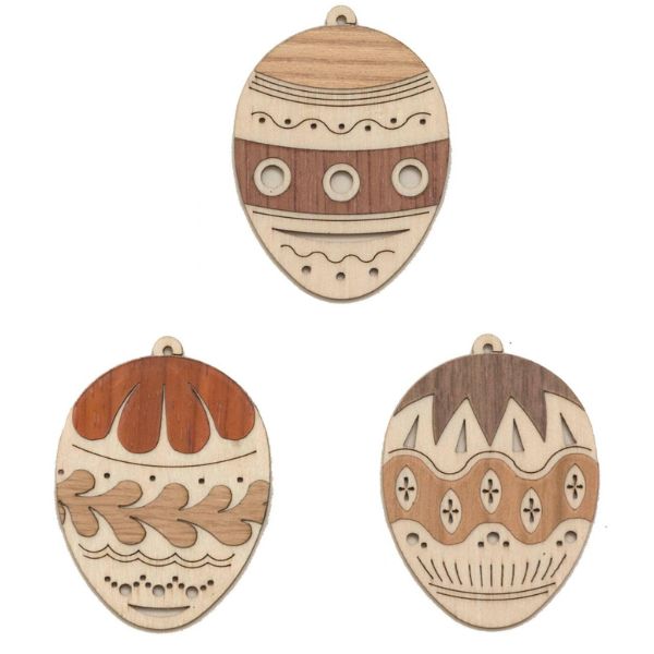 Baumschmuck Ostereier 6er-Set