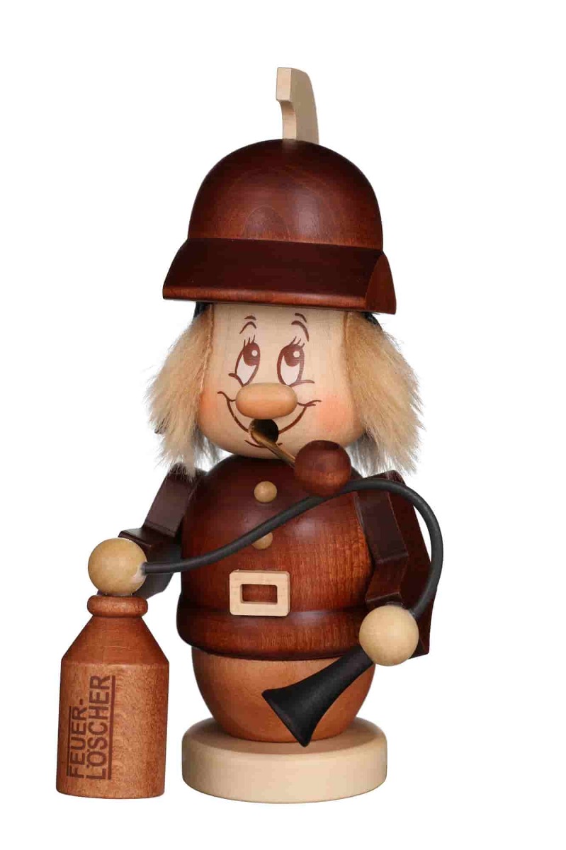Räuchermann Miniwichtel Feuerwehrmann - Auslaufmodell