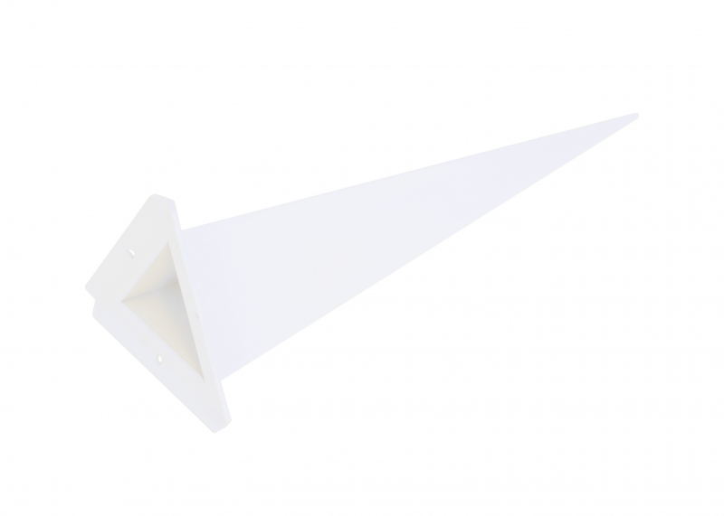 Ersatz-Zacke dreieckig für Herrnhuter Sterne aus Kunststoff 68 cm (A7) weiß