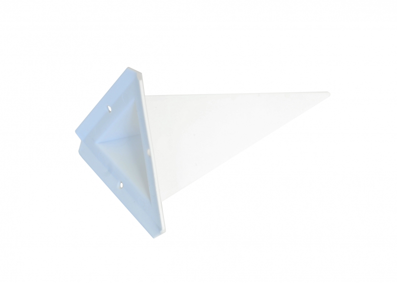 Ersatz-Zacke dreieckig für Herrnhuter Sterne aus Kunststoff 40 cm (A4) weiß