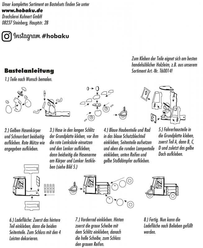 Bastelset Oster-Express - Auslaufartikel