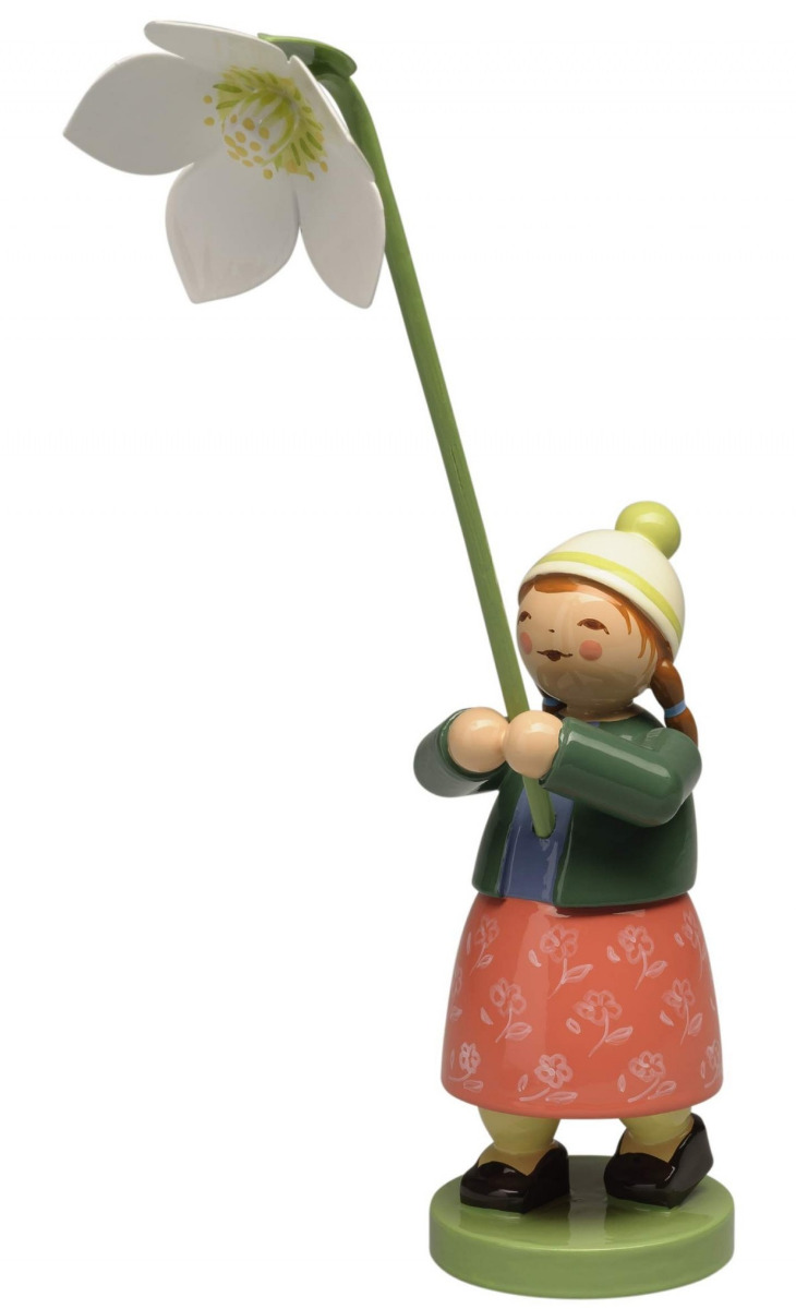 Mädchen mit Christrose