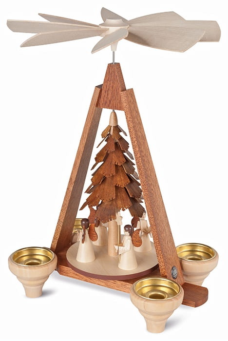 Pyramide "Engel" 1-stöckig, natur