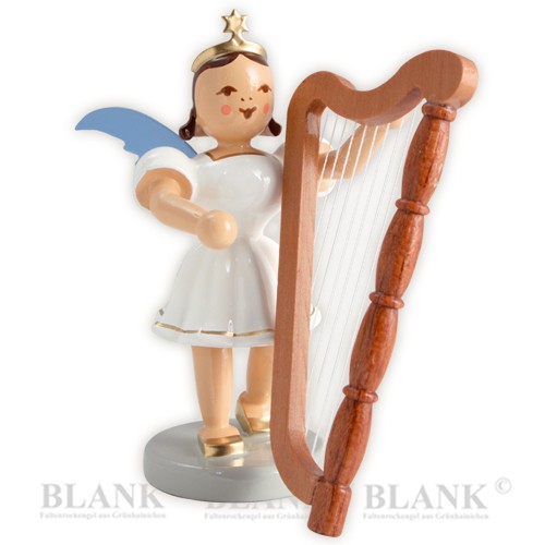 Blank - Kurzrockengel farbig mit Harfe