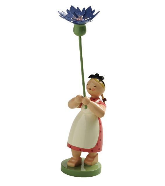Mädchen mit Kornblume