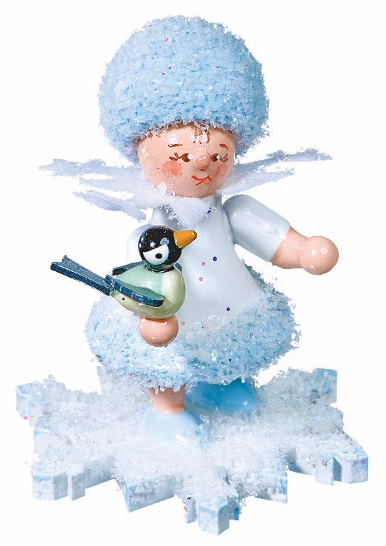 Schneeflöckchen mit Vogel