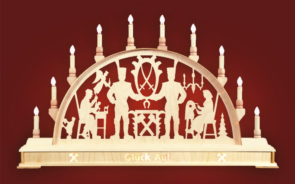 Schwibbogen Bergmann Erzgebirge