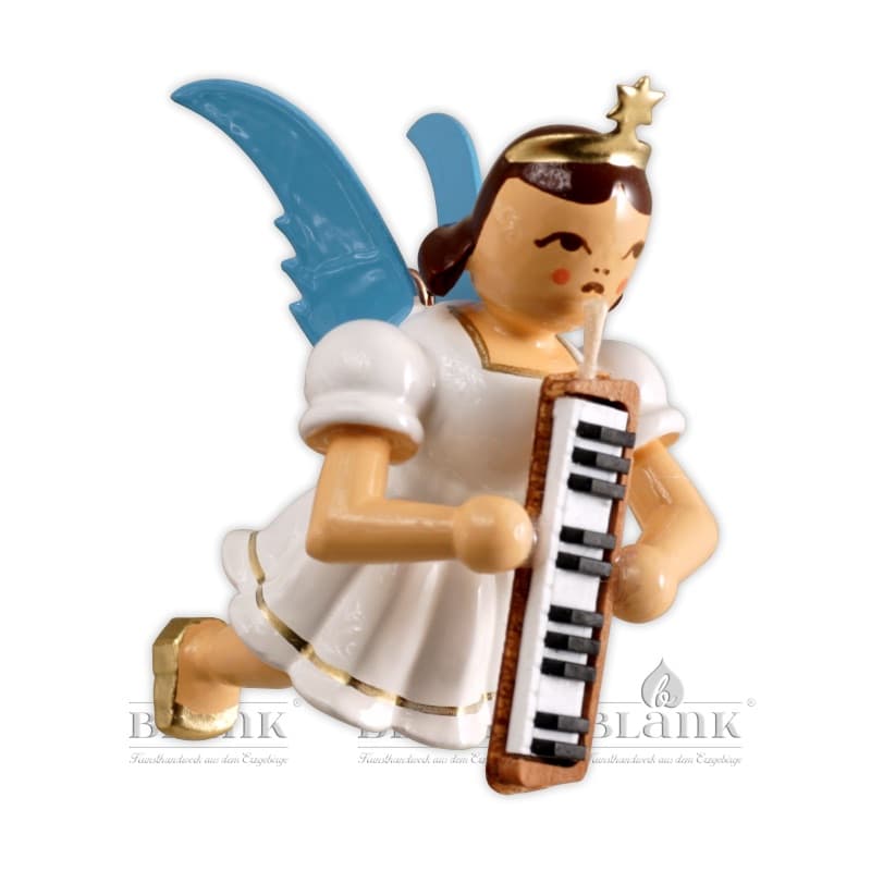 Blank - Schwebeengel farbig mit Melodika