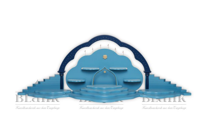 Blank - Wolkenbogen farbig, elektrisch