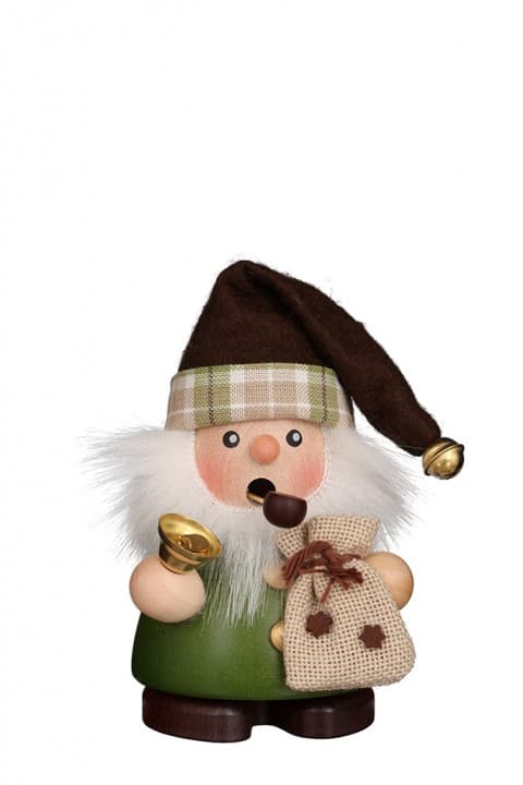 Räuchermann Weihnachtsmann grün