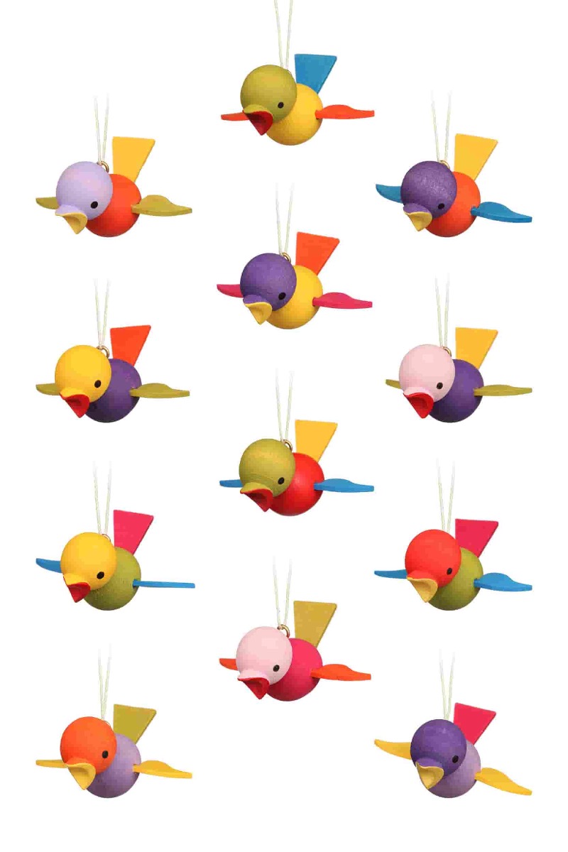 Baumbehang Flugvogel groß 12-teilig