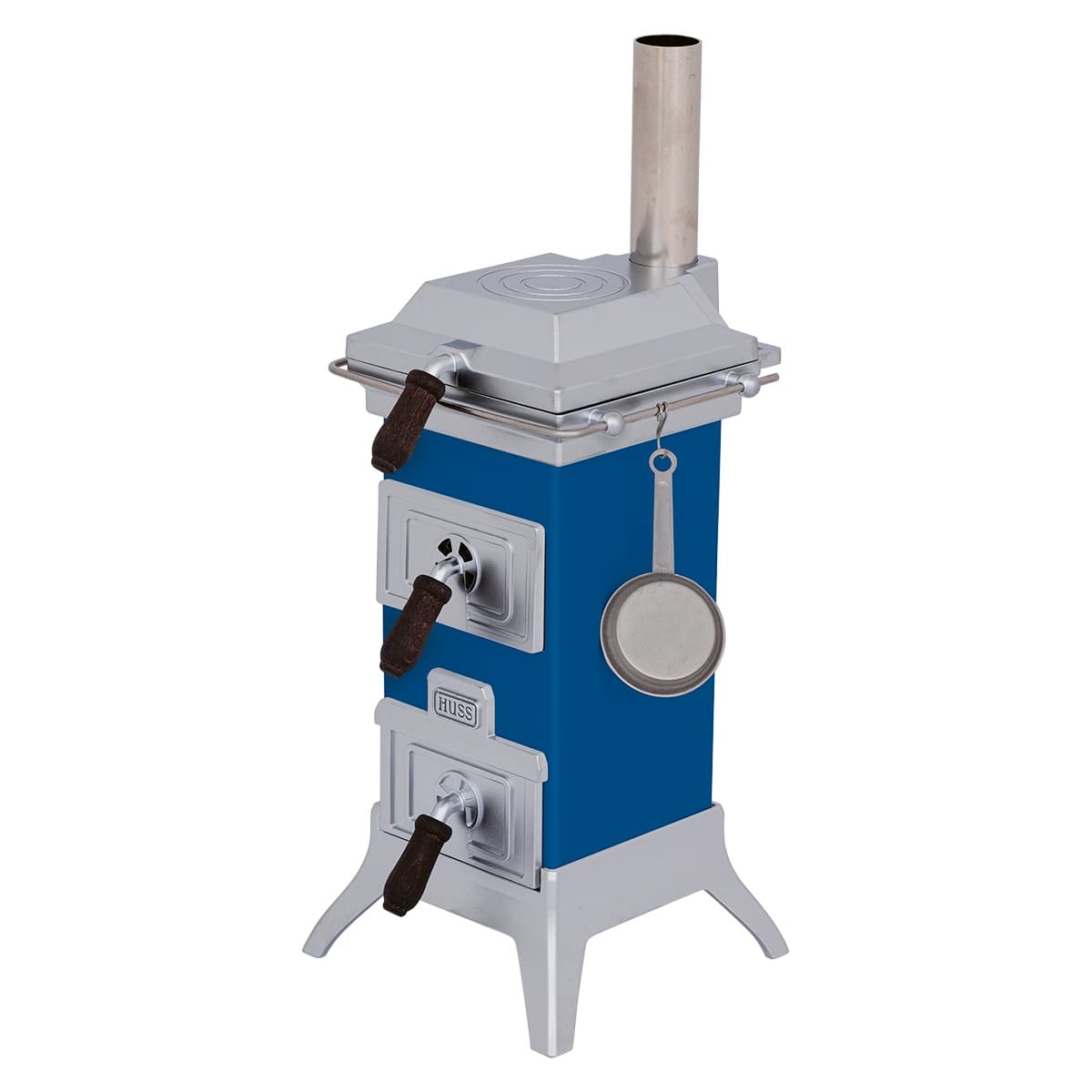 Karzl-Ofen "Siegfried" - Der Edle - blau/mattchrom