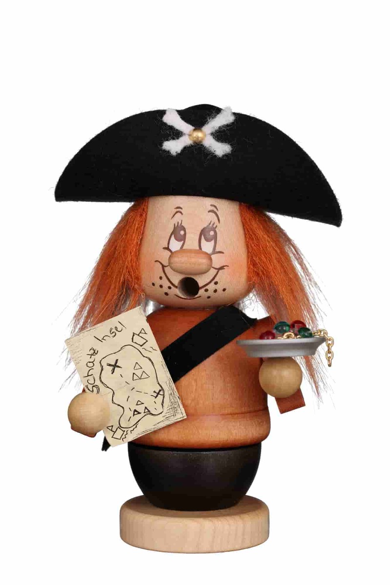 Räuchermann Miniwichtel Pirat - Auslaufartikel