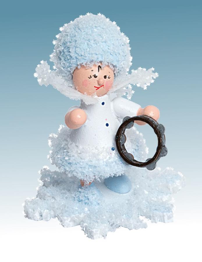 Schneeflöckchen mit Tamburin - Auslaufartikel
