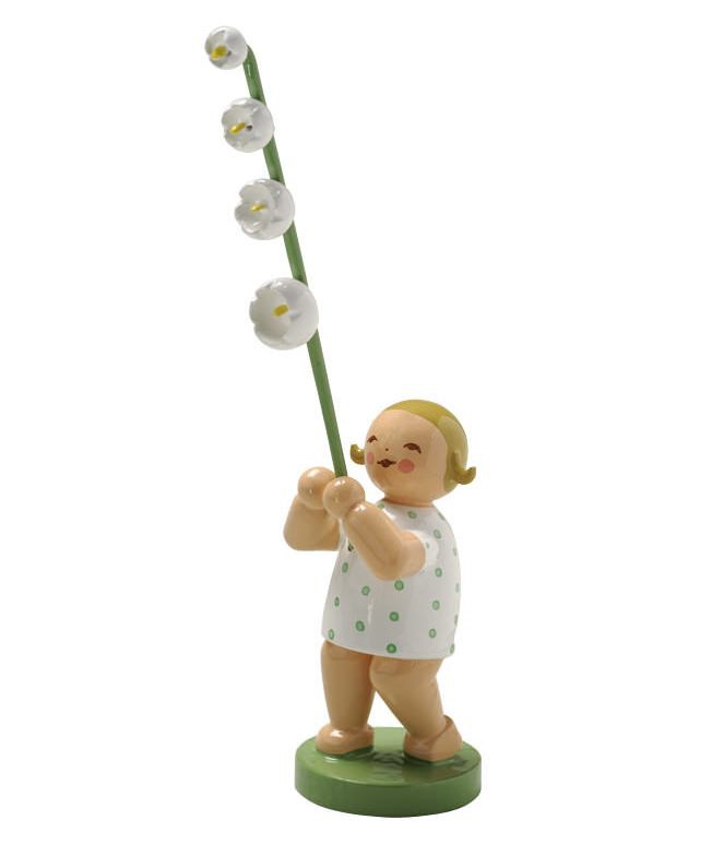 Mädchen mit Maiglöckchen