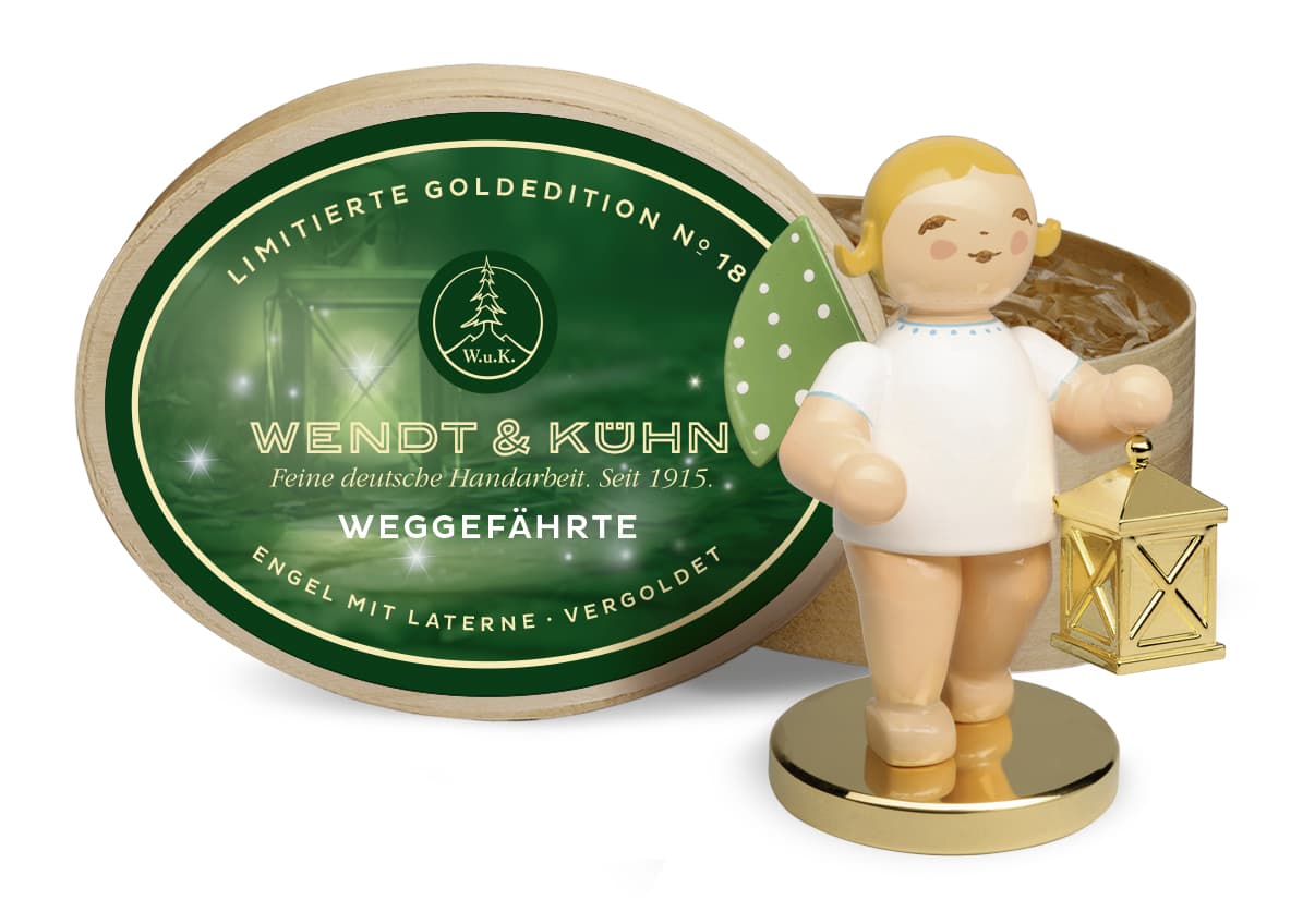 Limitierte Goldedition Nr. 18, Der Weggefährte, Engel mit Laterne