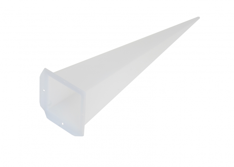 Ersatz-Zacke viereckig für Herrnhuter Sterne aus Kunststoff 68 cm (A7) opal