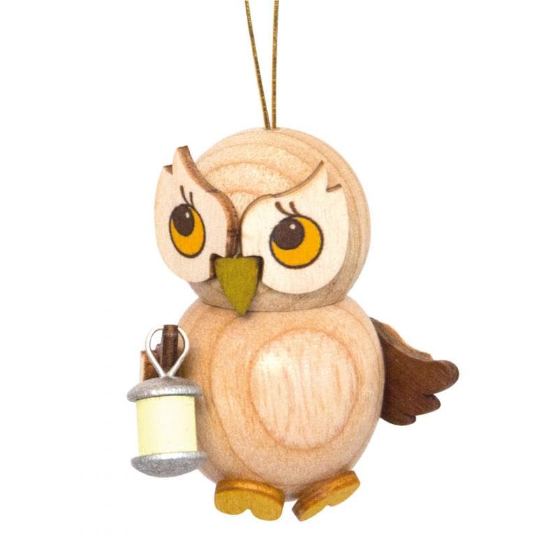 Baumbehang Eulenkind mit Lampion - Auslaufartikel