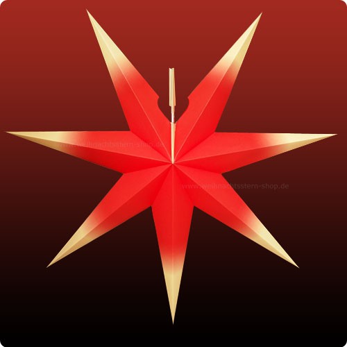 Erzgebirgischer Fensterstern No. 15 ø 54 cm rot-gelb