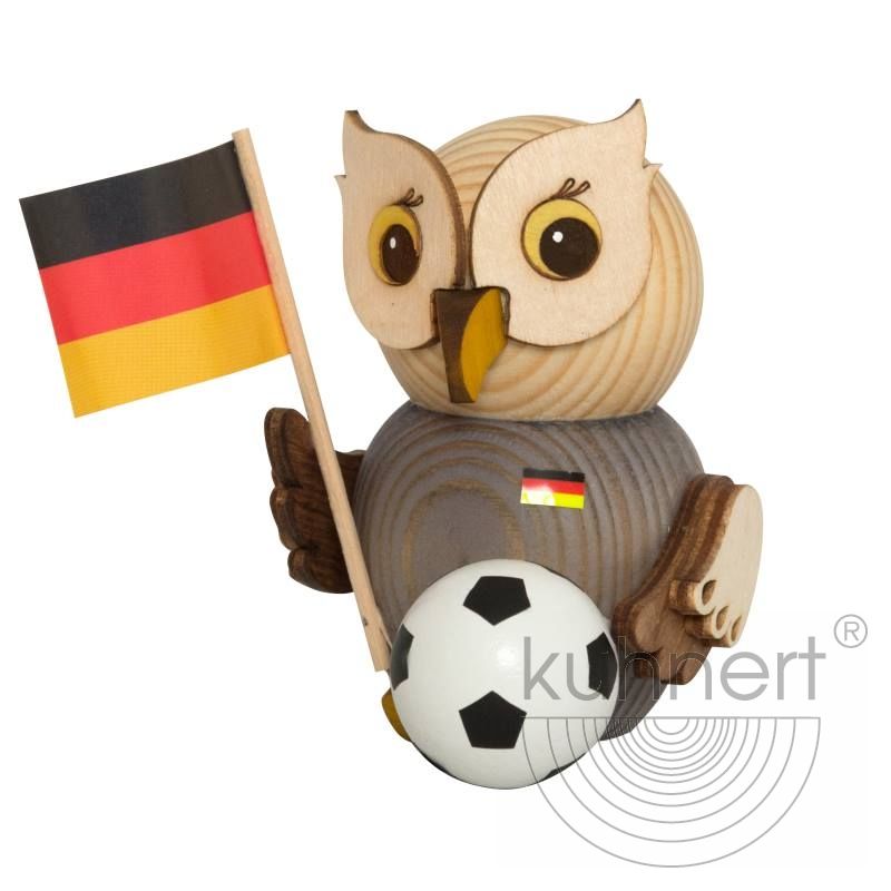 Mini Eule mit Fußball - Auslaufartikel