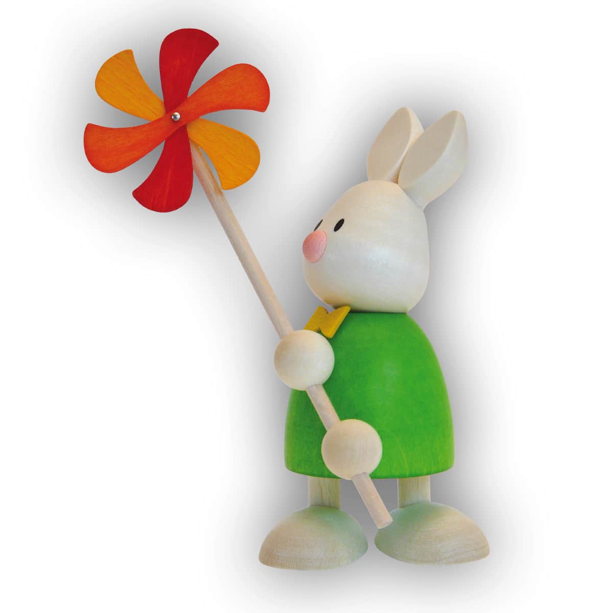 Kaninchen Max mit Fußball