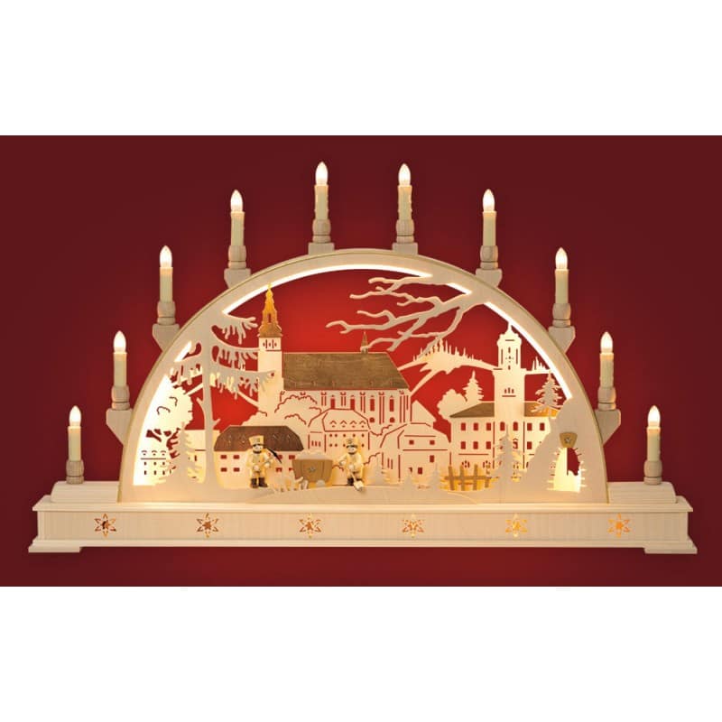 Schwibbogen Erzgebirgslandschaft