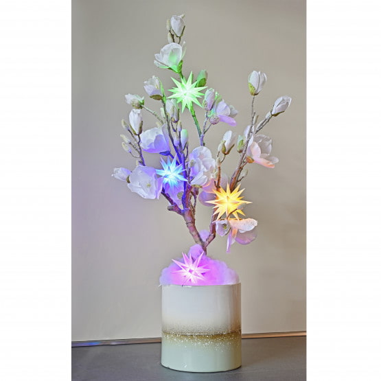 Buntes LED-Set für kleine Herrnhuter Sterne ø 13 cm (A1e/A1b)