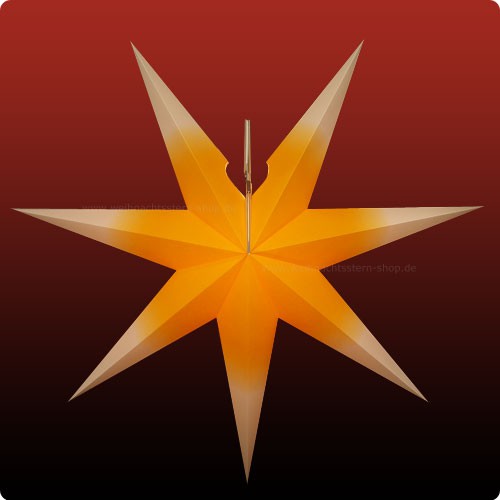 Erzgebirgischer Fensterstern No. 15 ø 54 cm gelb-weiß