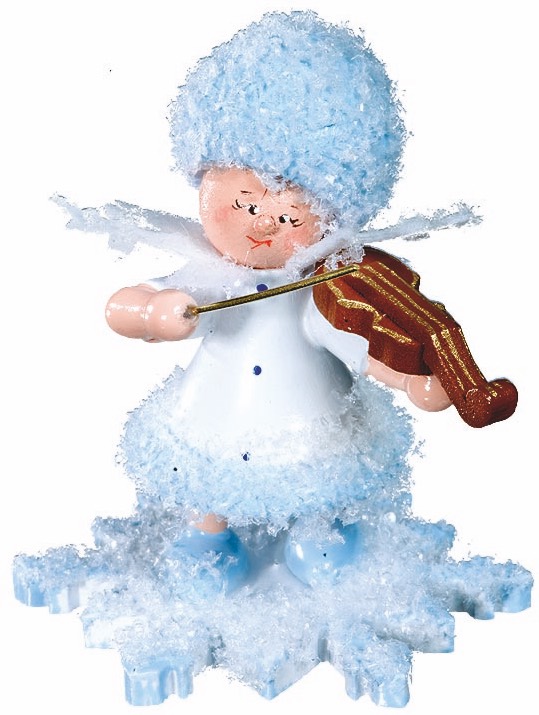 Schneeflöckchen mit Geige