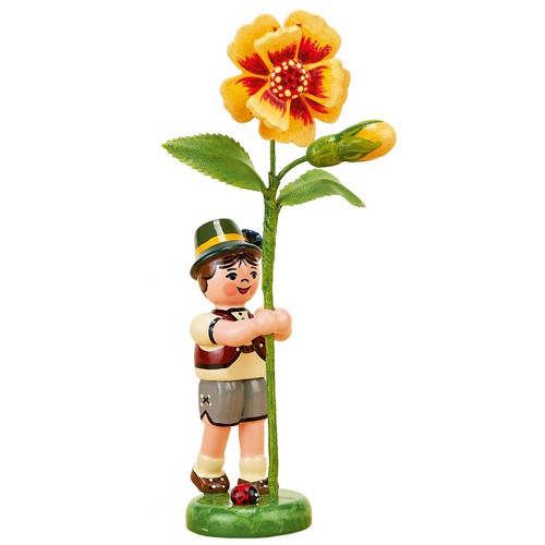 Hubrig - Blumenjunge mit Tagetes